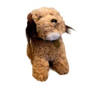 VTG BENJI STUFFED ANIMAL1986 COLLAR SHAGGY TERRIER DOG PLUSH 10 INCH TALL RARE
